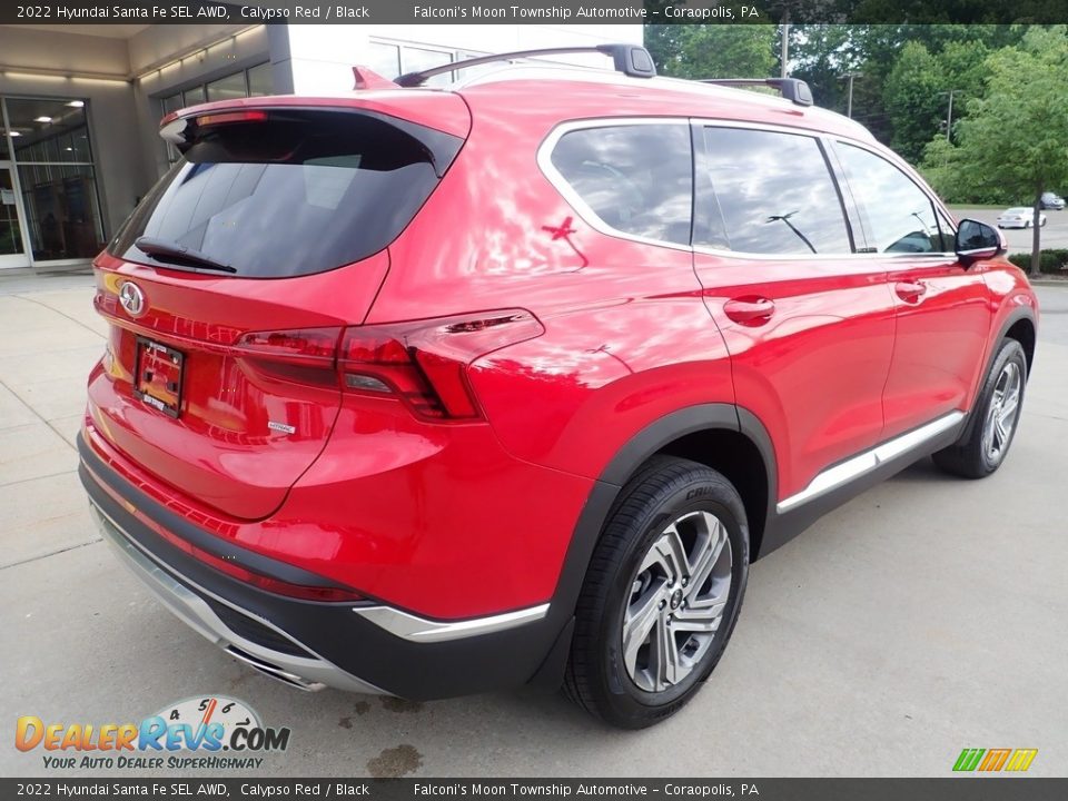 2022 Hyundai Santa Fe SEL AWD Calypso Red / Black Photo #2