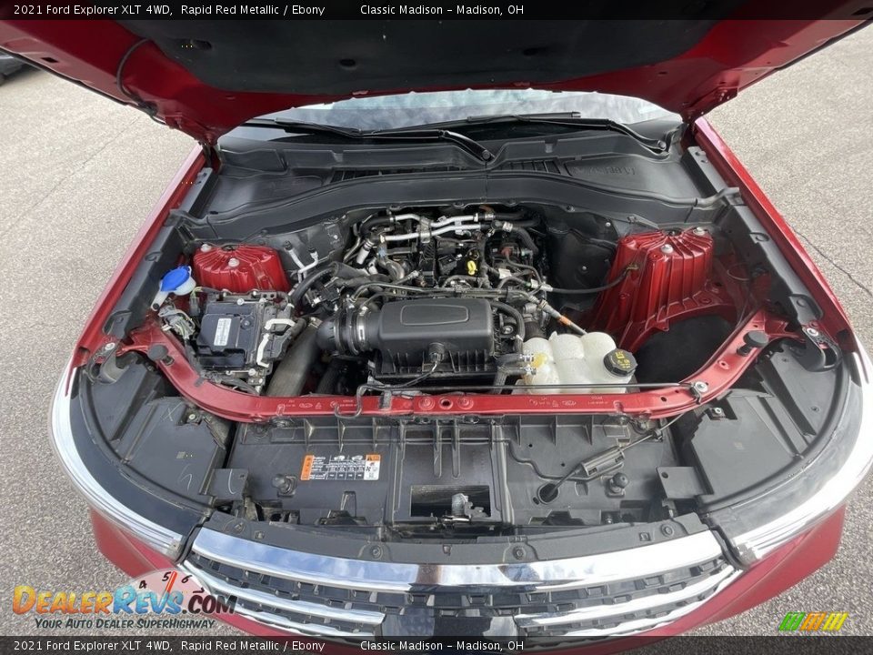 2021 Ford Explorer XLT 4WD Rapid Red Metallic / Ebony Photo #20