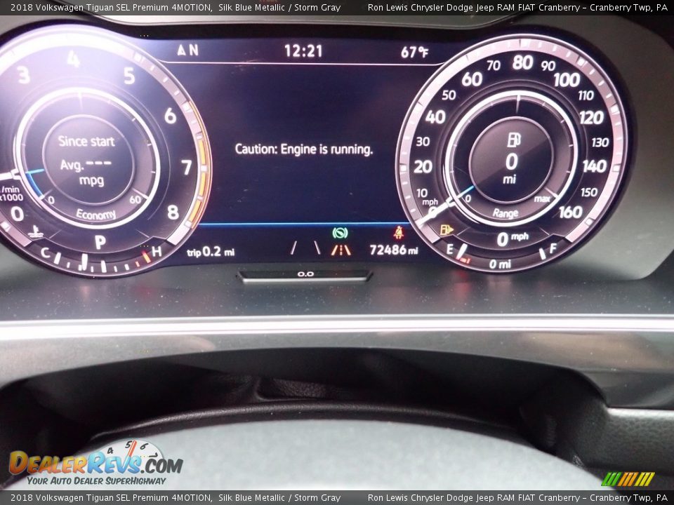 2018 Volkswagen Tiguan SEL Premium 4MOTION Gauges Photo #19