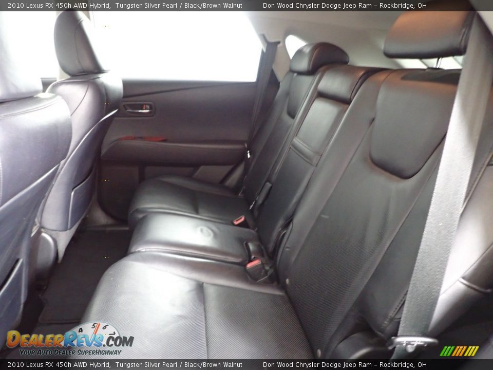 2010 Lexus RX 450h AWD Hybrid Tungsten Silver Pearl / Black/Brown Walnut Photo #30
