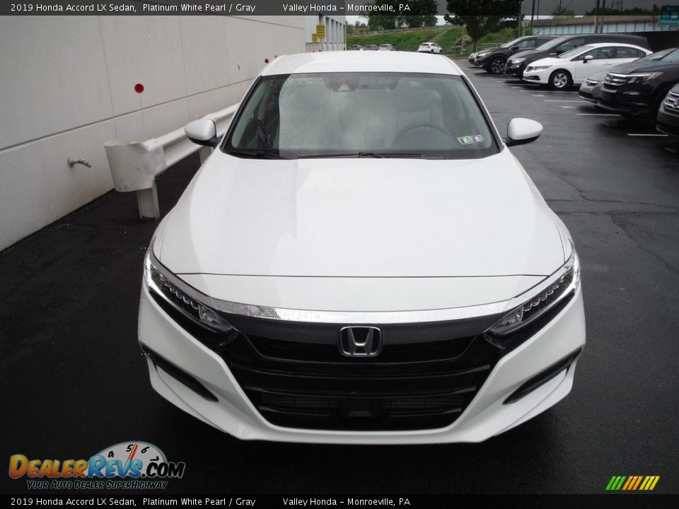 2019 Honda Accord LX Sedan Platinum White Pearl / Gray Photo #4