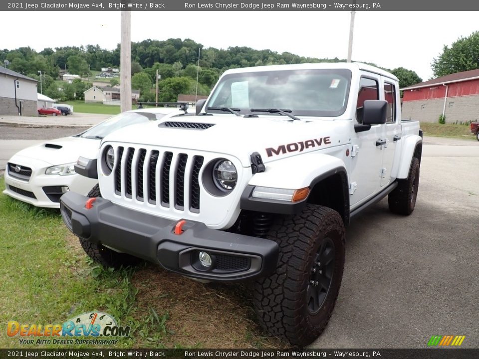 2021 Jeep Gladiator Mojave 4x4 Bright White / Black Photo #1