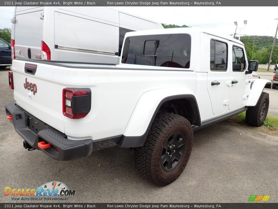 2021 Jeep Gladiator Mojave 4x4 Bright White / Black Photo #3