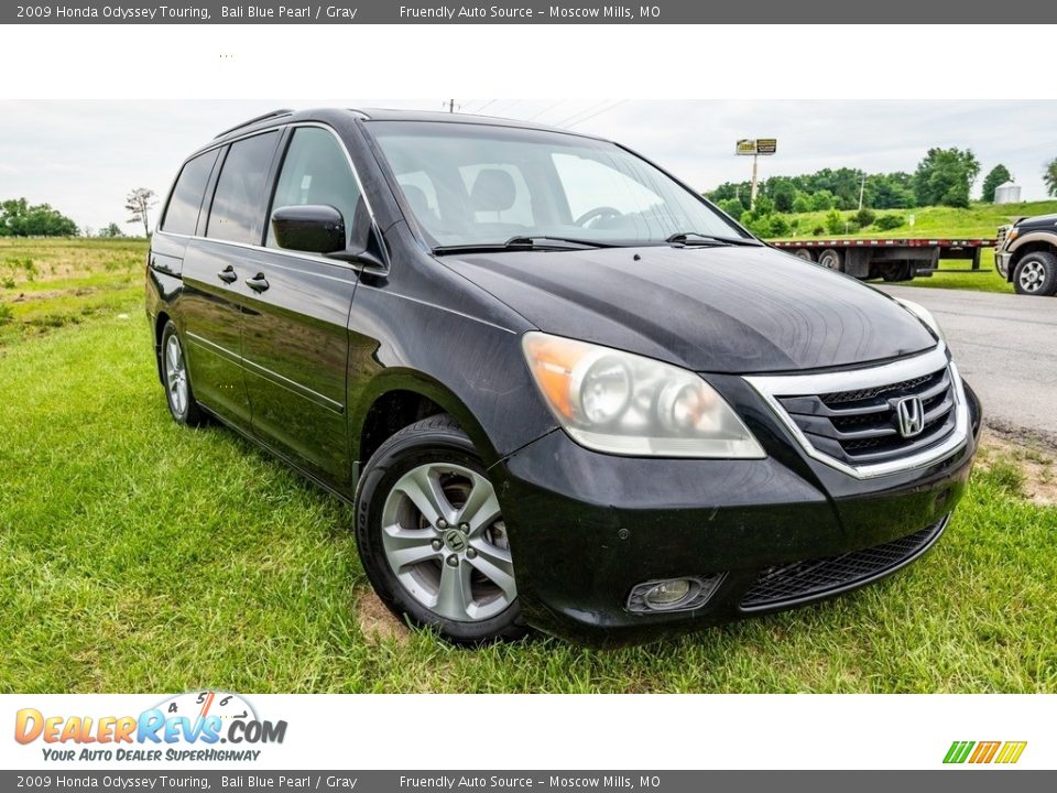 2009 Honda Odyssey Touring Bali Blue Pearl / Gray Photo #1