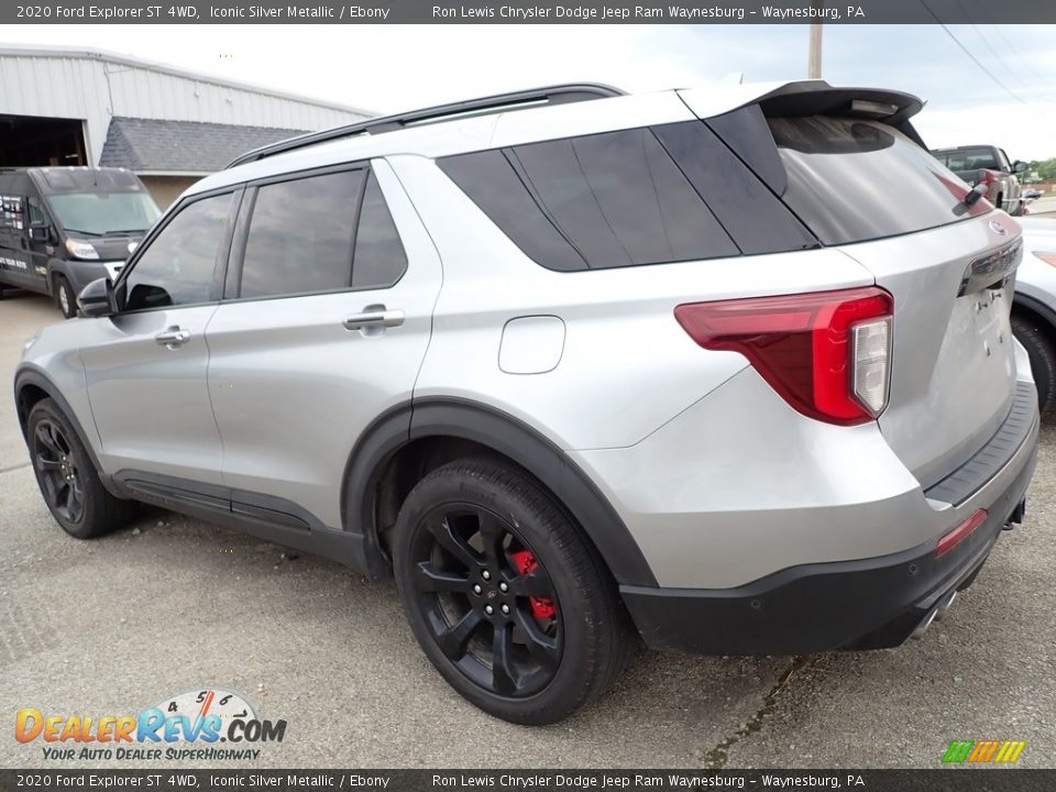 2020 Ford Explorer ST 4WD Iconic Silver Metallic / Ebony Photo #2