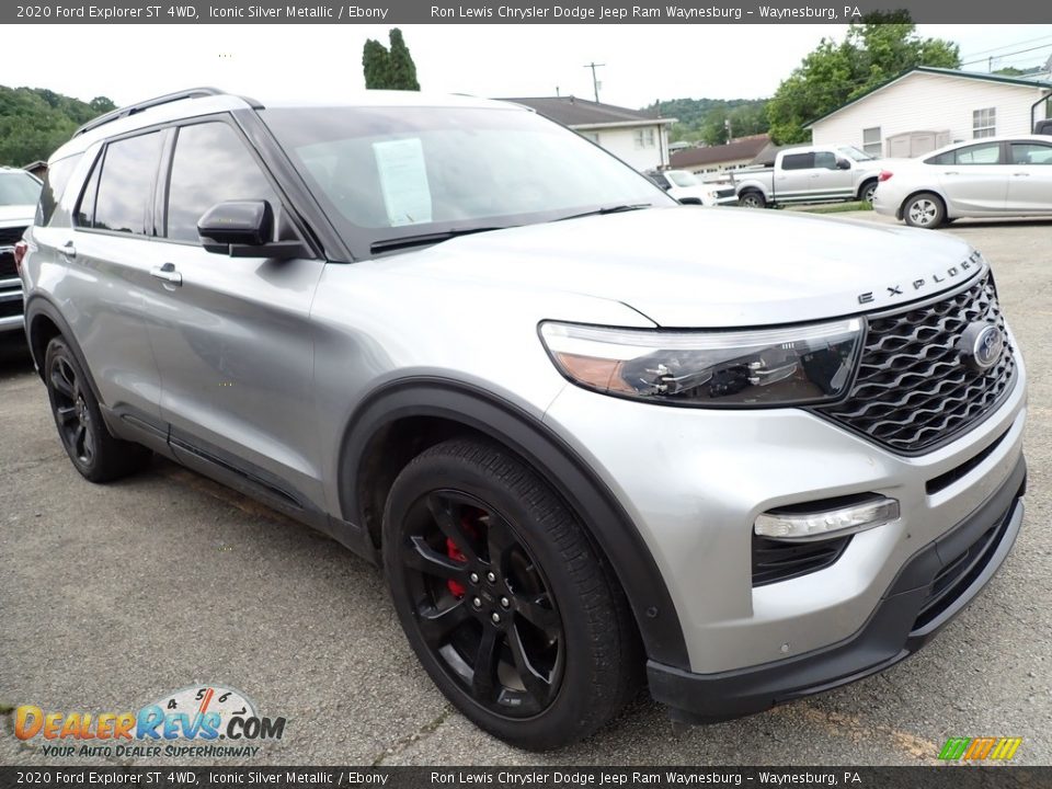 Iconic Silver Metallic 2020 Ford Explorer ST 4WD Photo #4
