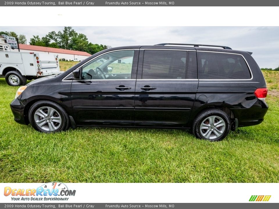 2009 Honda Odyssey Touring Bali Blue Pearl / Gray Photo #7