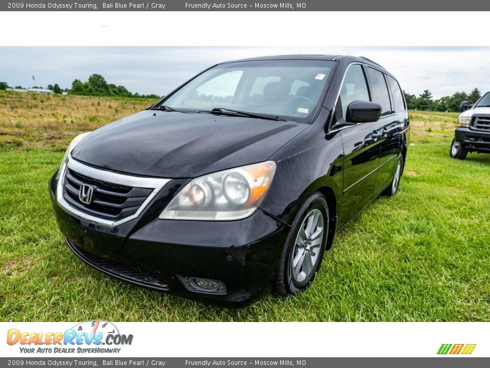 2009 Honda Odyssey Touring Bali Blue Pearl / Gray Photo #8