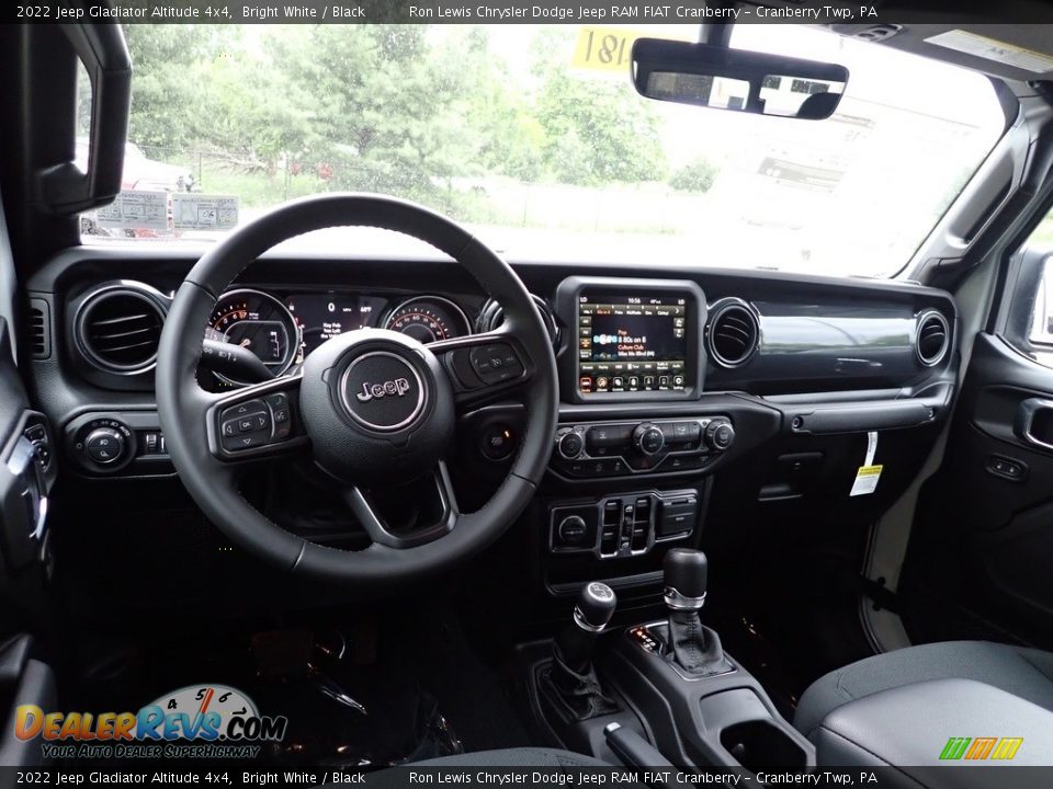 2022 Jeep Gladiator Altitude 4x4 Bright White / Black Photo #13