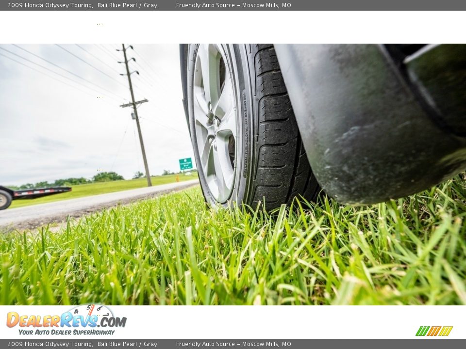 2009 Honda Odyssey Touring Bali Blue Pearl / Gray Photo #14