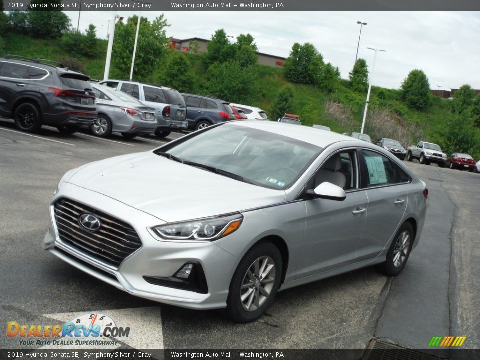 2019 Hyundai Sonata SE Symphony Silver / Gray Photo #4