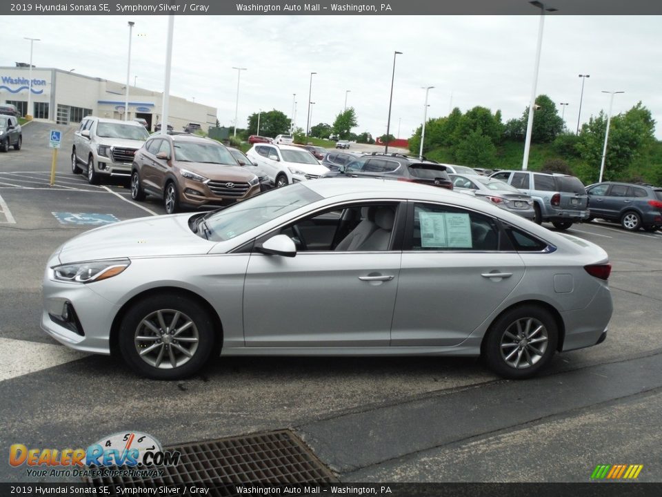 2019 Hyundai Sonata SE Symphony Silver / Gray Photo #5