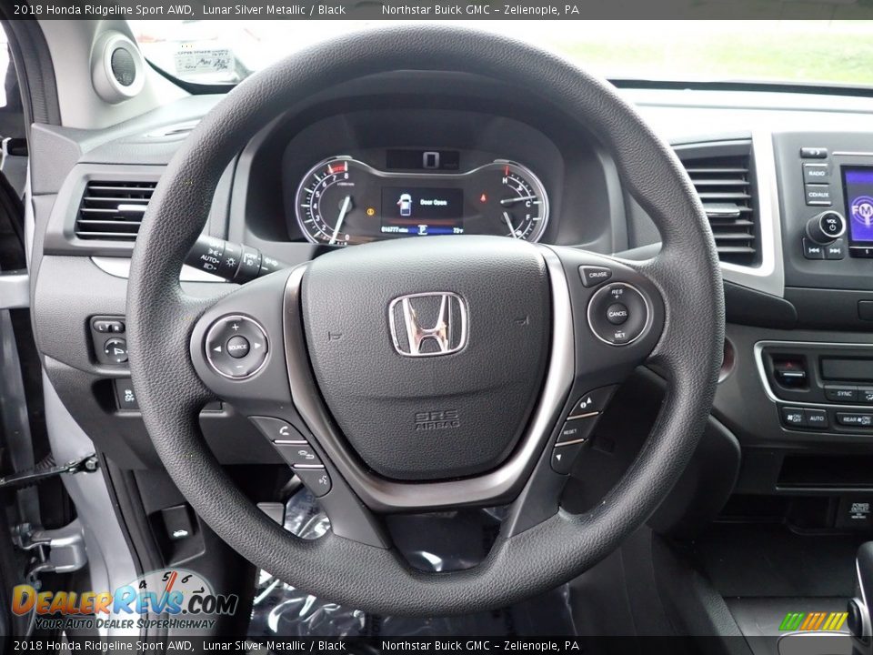 2018 Honda Ridgeline Sport AWD Steering Wheel Photo #29