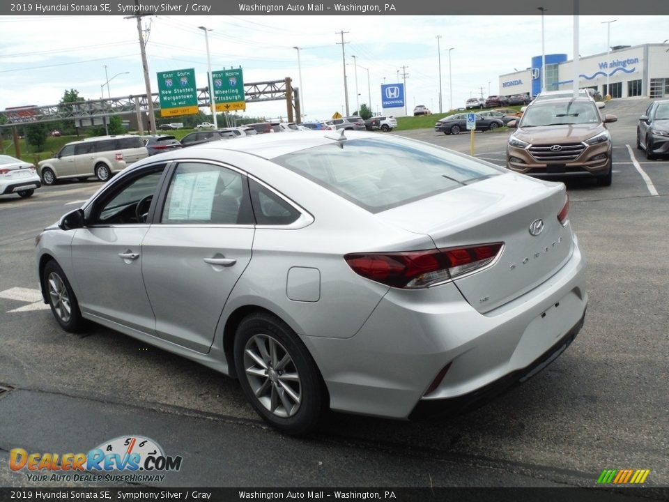 2019 Hyundai Sonata SE Symphony Silver / Gray Photo #6