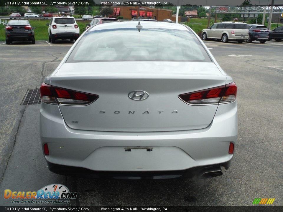 2019 Hyundai Sonata SE Symphony Silver / Gray Photo #7