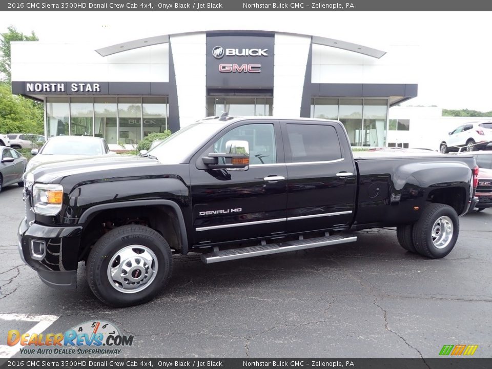 2016 GMC Sierra 3500HD Denali Crew Cab 4x4 Onyx Black / Jet Black Photo #1