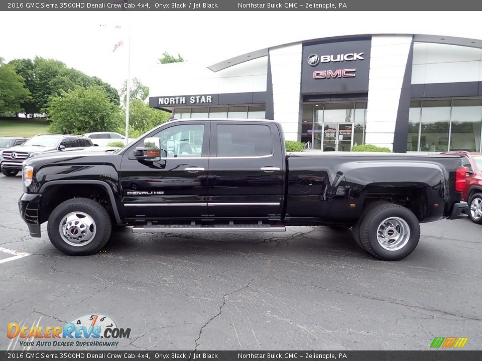 2016 GMC Sierra 3500HD Denali Crew Cab 4x4 Onyx Black / Jet Black Photo #2