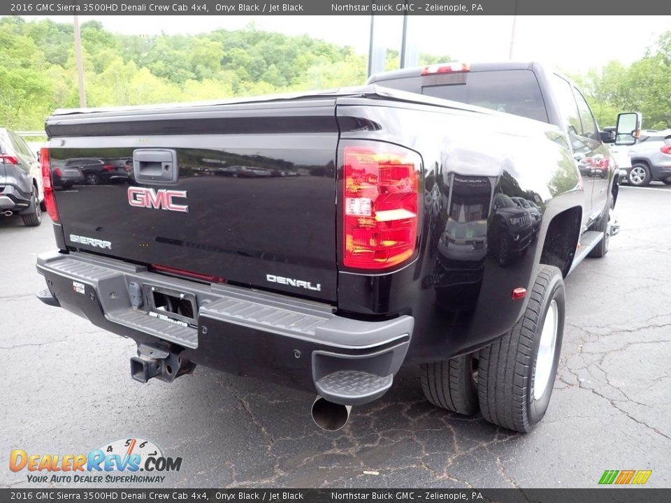 2016 GMC Sierra 3500HD Denali Crew Cab 4x4 Onyx Black / Jet Black Photo #6