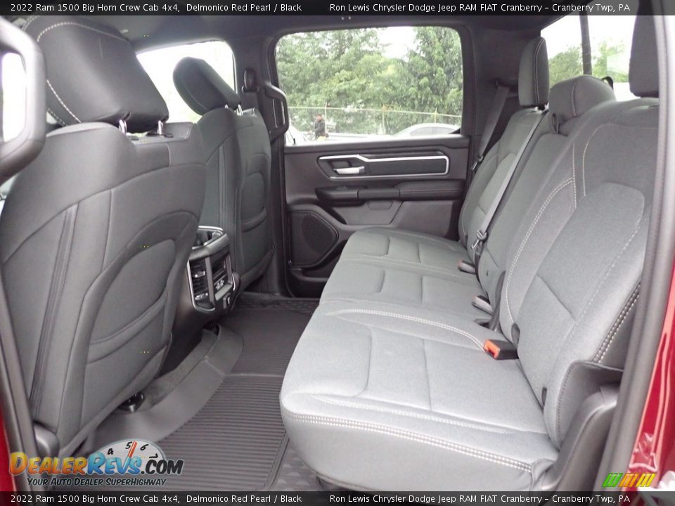 Rear Seat of 2022 Ram 1500 Big Horn Crew Cab 4x4 Photo #13