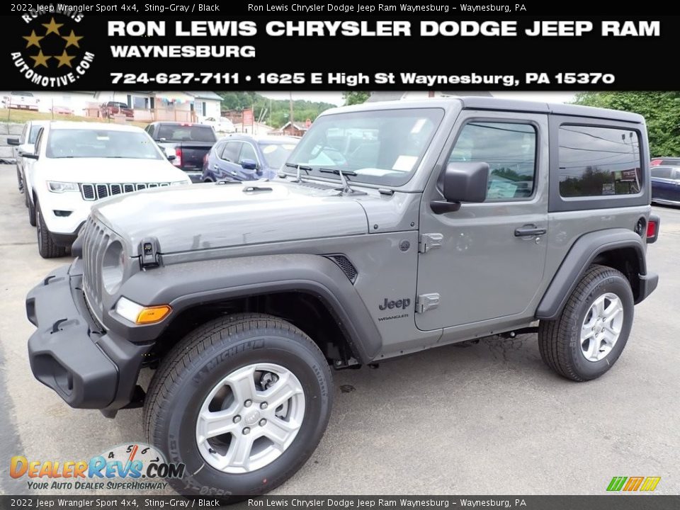 2022 Jeep Wrangler Sport 4x4 Sting-Gray / Black Photo #1