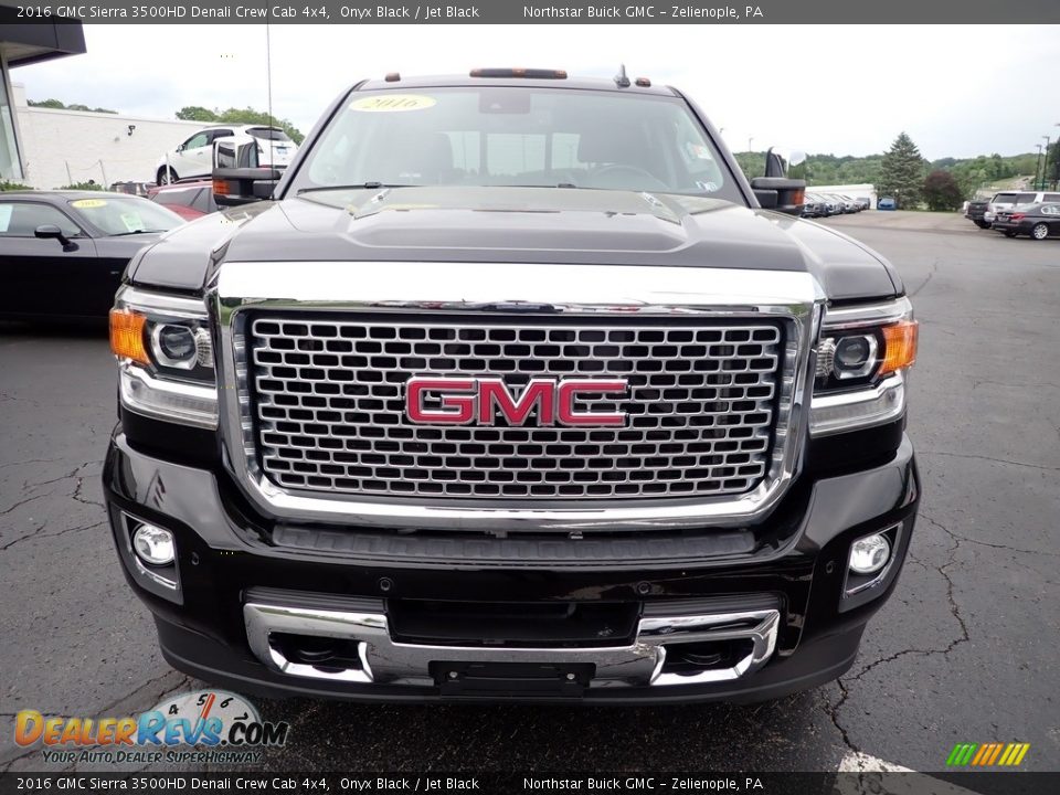 2016 GMC Sierra 3500HD Denali Crew Cab 4x4 Onyx Black / Jet Black Photo #11