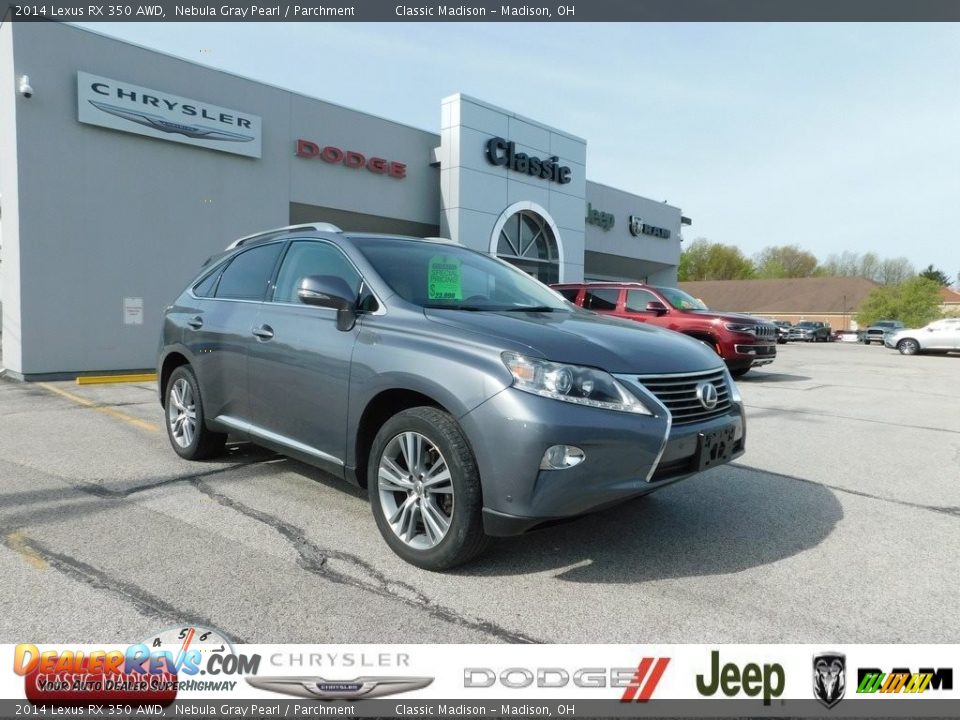 2014 Lexus RX 350 AWD Nebula Gray Pearl / Parchment Photo #1