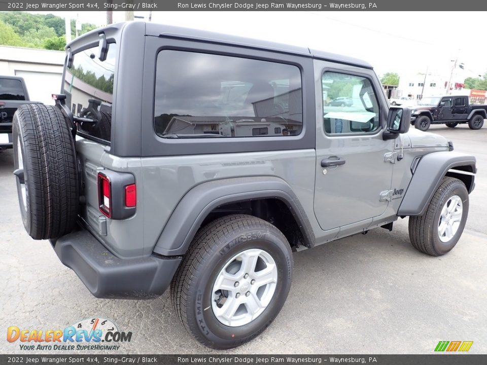 2022 Jeep Wrangler Sport 4x4 Sting-Gray / Black Photo #6