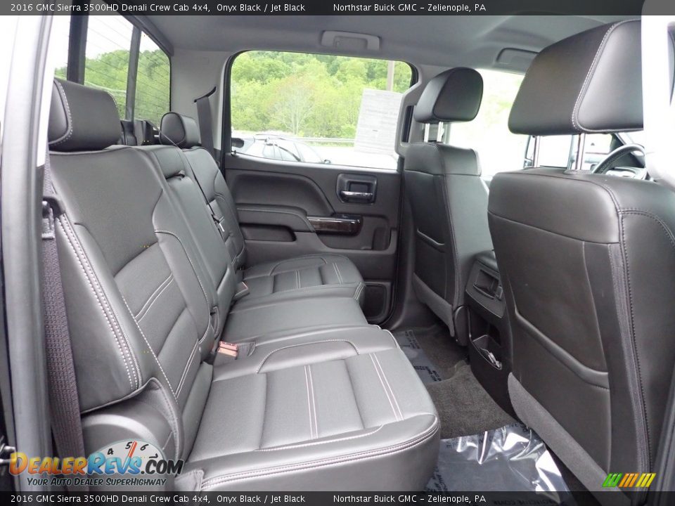 Rear Seat of 2016 GMC Sierra 3500HD Denali Crew Cab 4x4 Photo #16