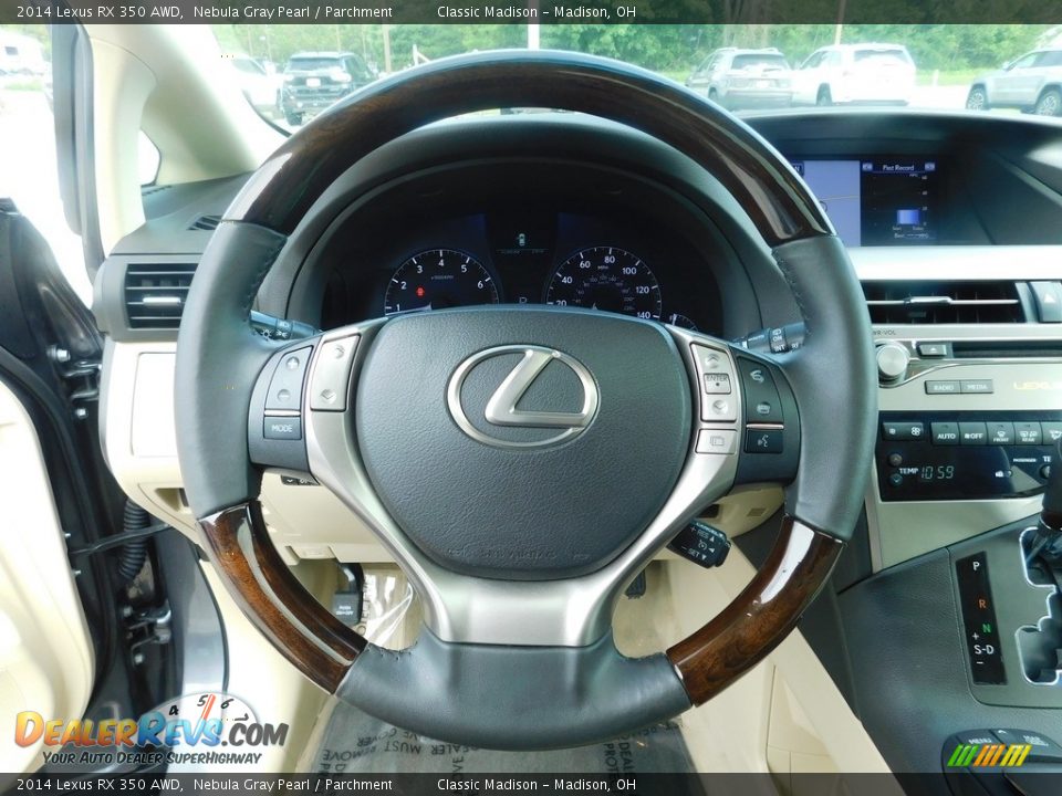 2014 Lexus RX 350 AWD Nebula Gray Pearl / Parchment Photo #8