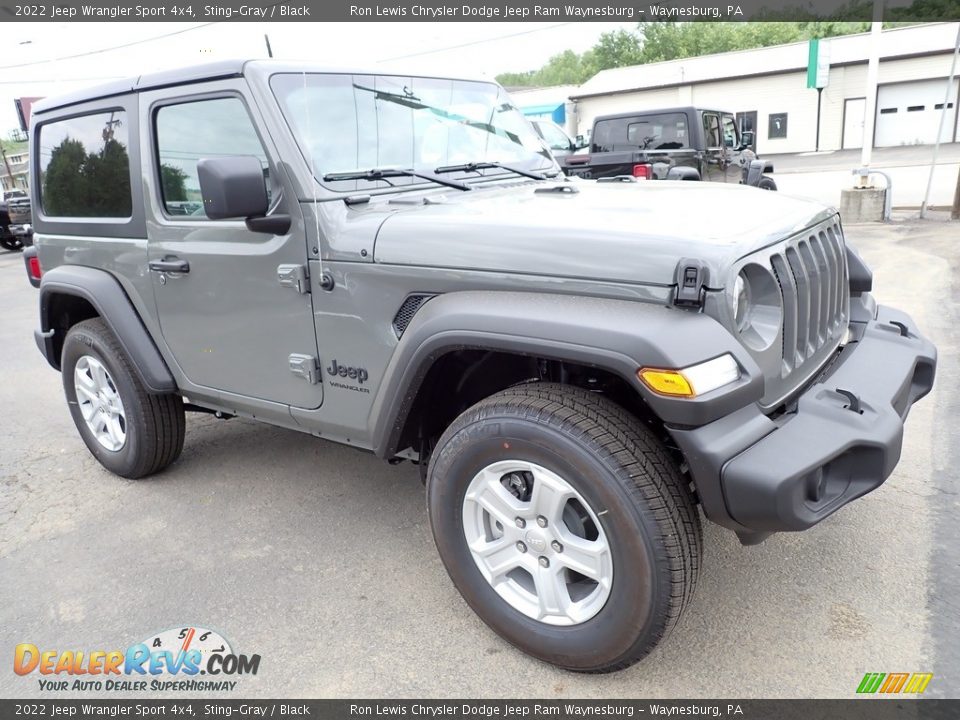 Front 3/4 View of 2022 Jeep Wrangler Sport 4x4 Photo #8