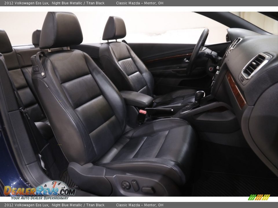 2012 Volkswagen Eos Lux Night Blue Metallic / Titan Black Photo #15