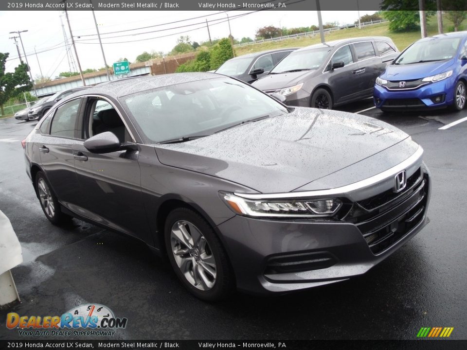 2019 Honda Accord LX Sedan Modern Steel Metallic / Black Photo #5