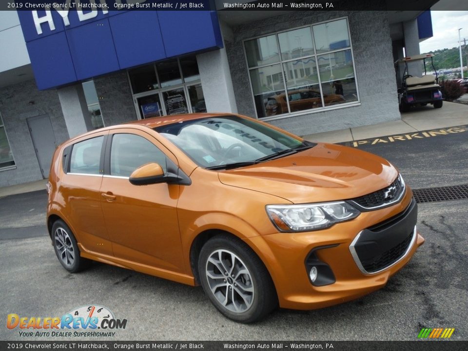 2019 Chevrolet Sonic LT Hatchback Orange Burst Metallic / Jet Black Photo #1