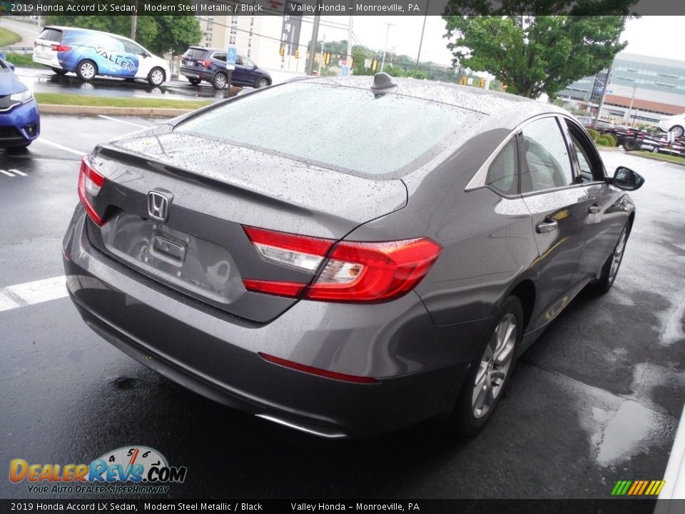 2019 Honda Accord LX Sedan Modern Steel Metallic / Black Photo #6