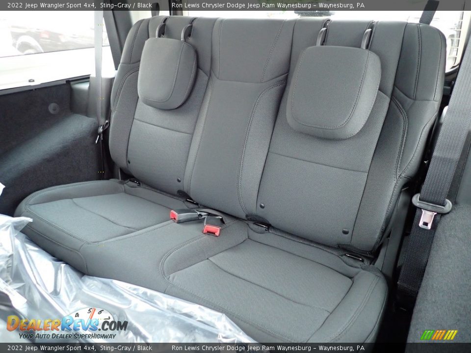 Rear Seat of 2022 Jeep Wrangler Sport 4x4 Photo #12