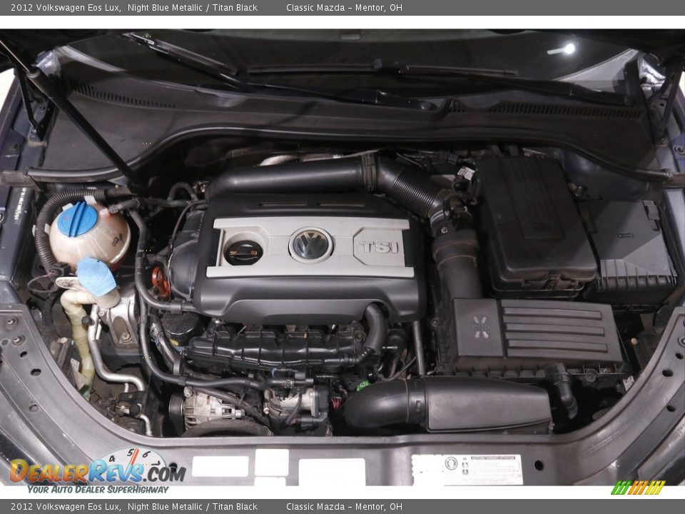 2012 Volkswagen Eos Lux Night Blue Metallic / Titan Black Photo #19