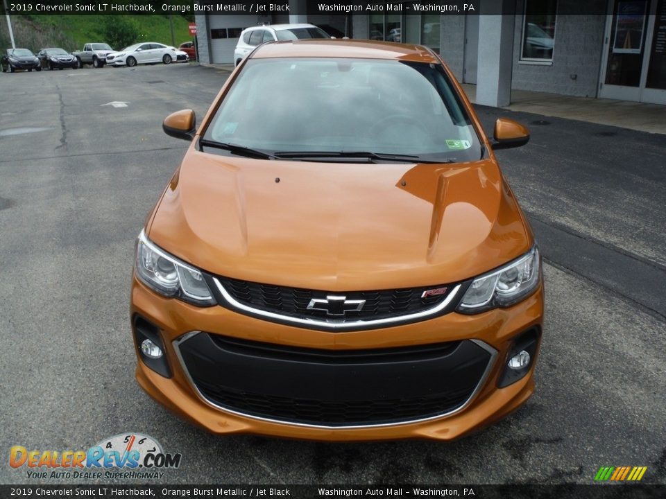 2019 Chevrolet Sonic LT Hatchback Orange Burst Metallic / Jet Black Photo #3