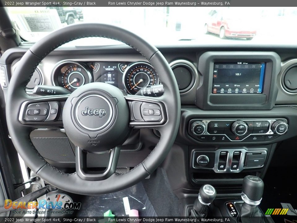 Dashboard of 2022 Jeep Wrangler Sport 4x4 Photo #15