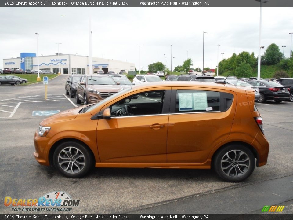 Orange Burst Metallic 2019 Chevrolet Sonic LT Hatchback Photo #6