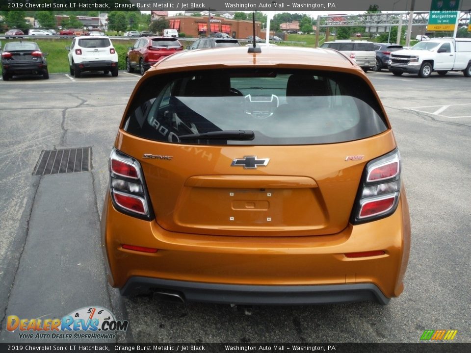 2019 Chevrolet Sonic LT Hatchback Orange Burst Metallic / Jet Black Photo #8