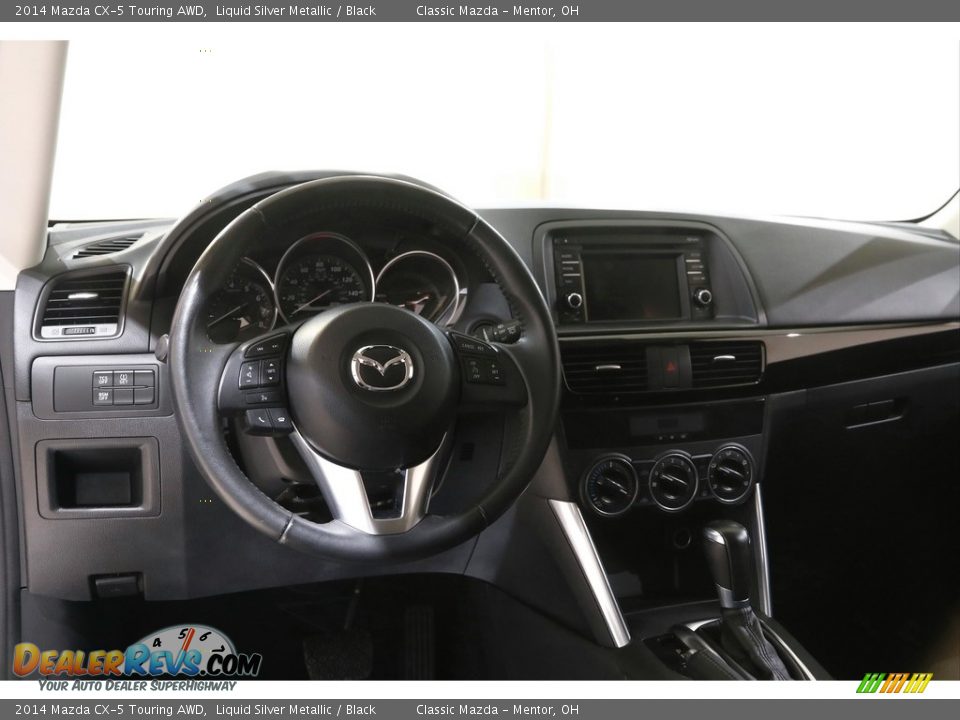 2014 Mazda CX-5 Touring AWD Liquid Silver Metallic / Black Photo #6