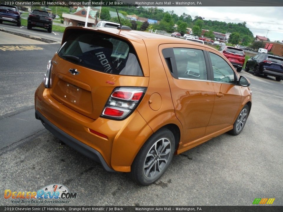 2019 Chevrolet Sonic LT Hatchback Orange Burst Metallic / Jet Black Photo #9