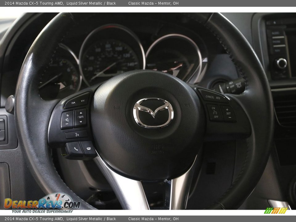 2014 Mazda CX-5 Touring AWD Liquid Silver Metallic / Black Photo #7