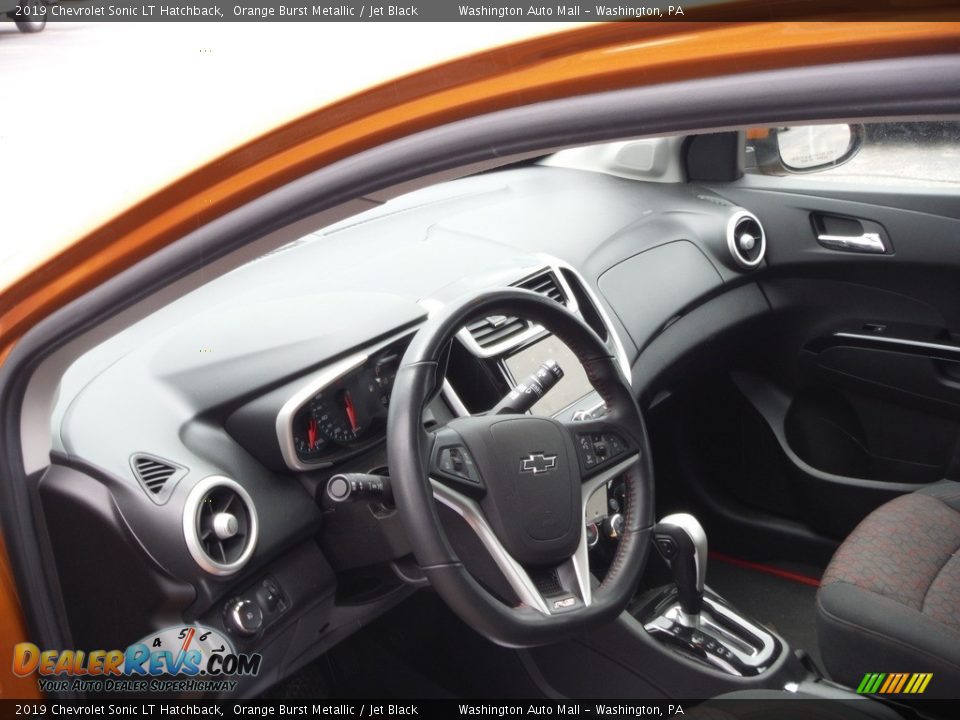 2019 Chevrolet Sonic LT Hatchback Orange Burst Metallic / Jet Black Photo #10