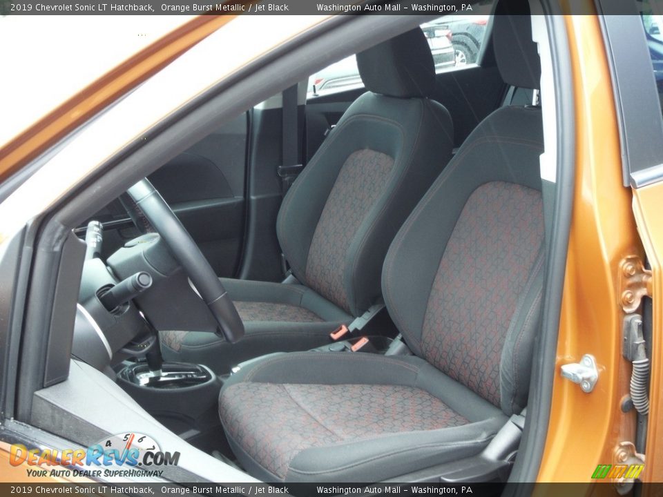 2019 Chevrolet Sonic LT Hatchback Orange Burst Metallic / Jet Black Photo #12