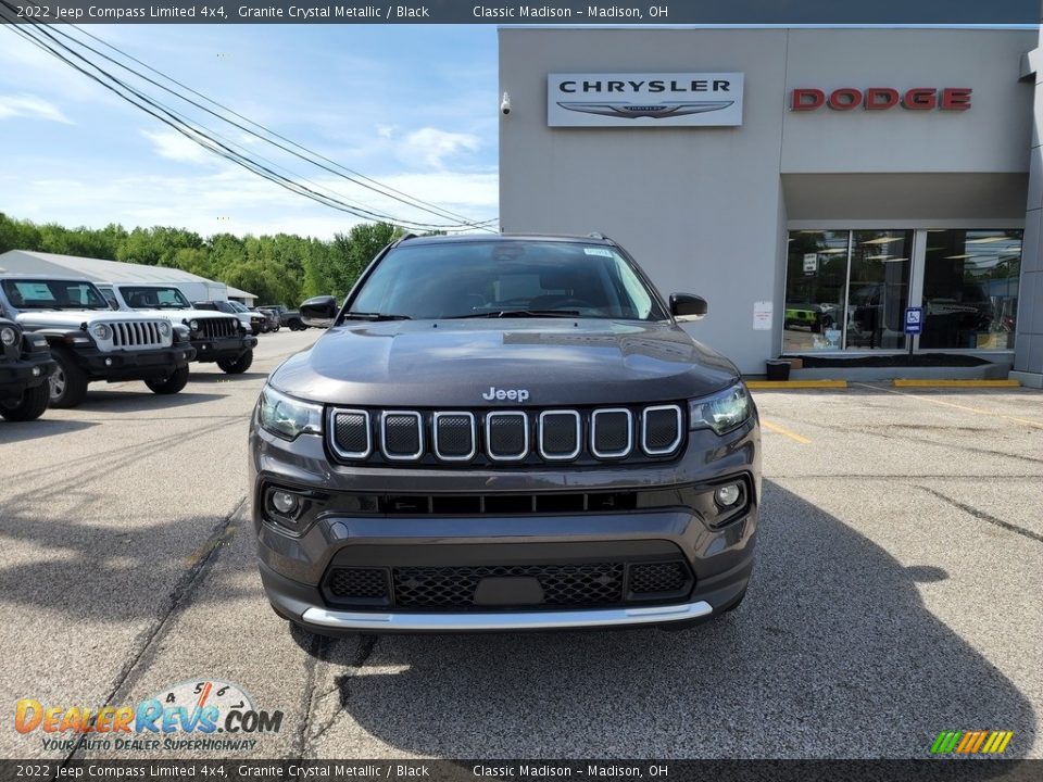 2022 Jeep Compass Limited 4x4 Granite Crystal Metallic / Black Photo #7