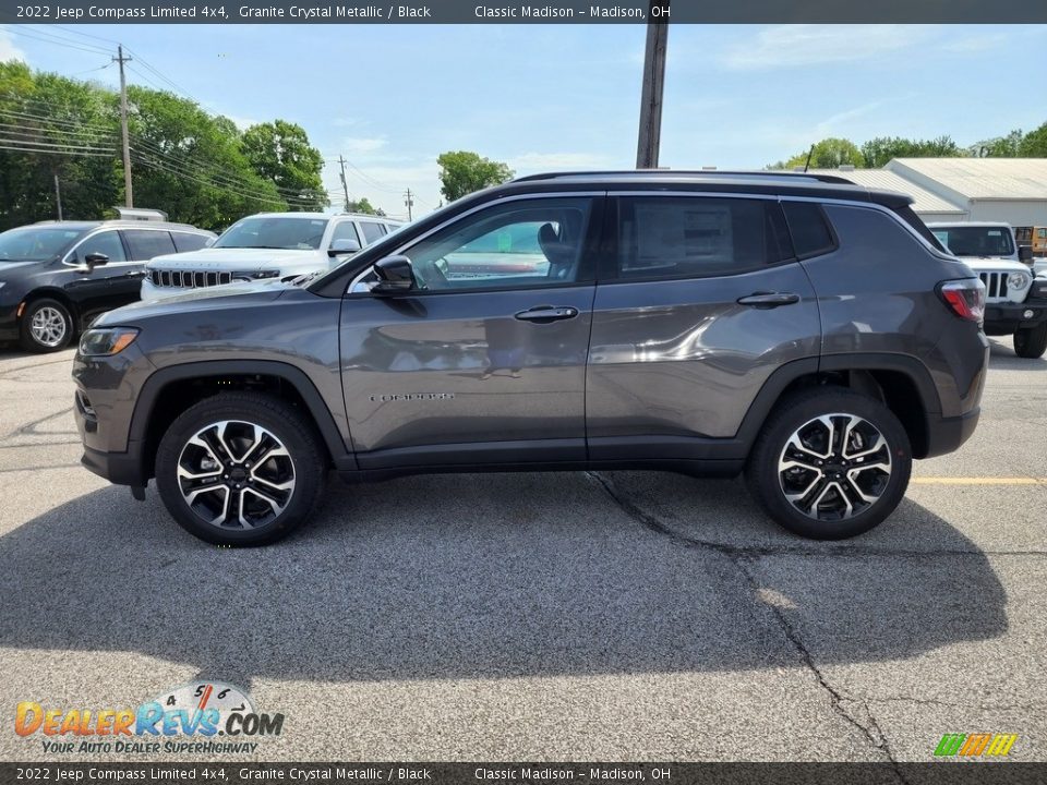 2022 Jeep Compass Limited 4x4 Granite Crystal Metallic / Black Photo #8