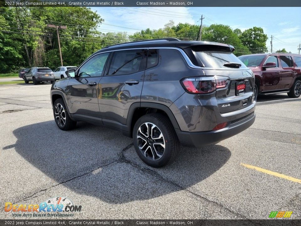 2022 Jeep Compass Limited 4x4 Granite Crystal Metallic / Black Photo #9