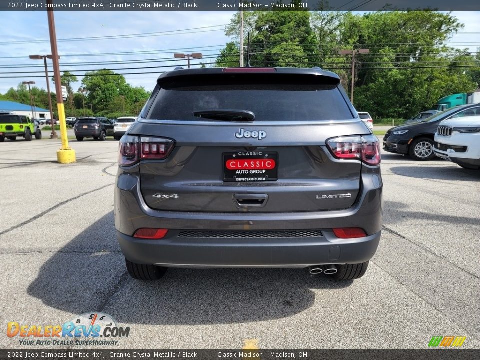 2022 Jeep Compass Limited 4x4 Granite Crystal Metallic / Black Photo #10
