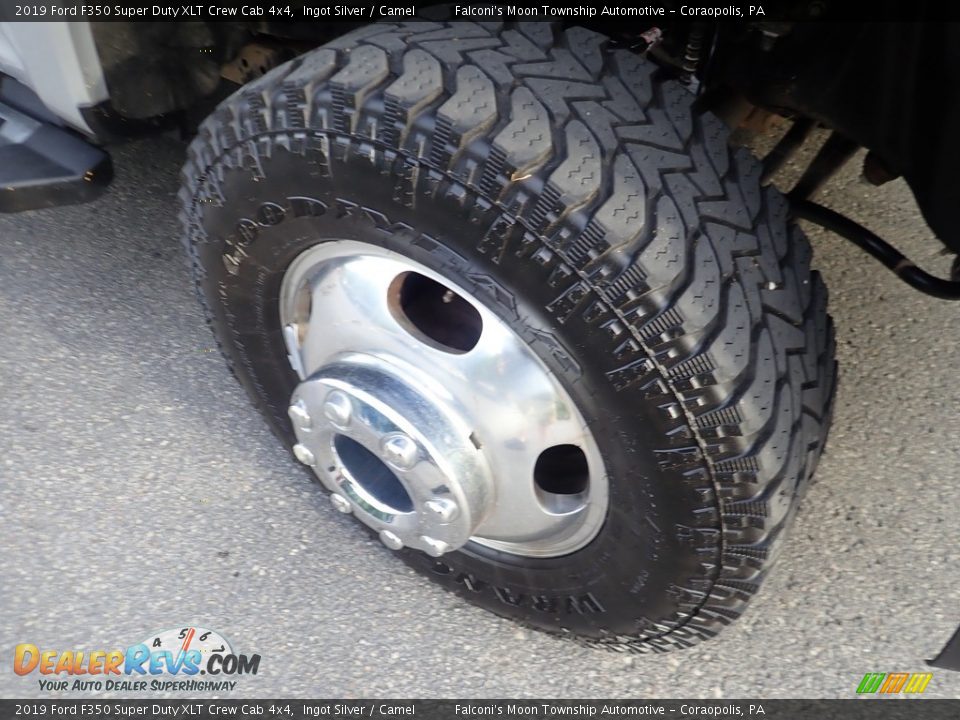 2019 Ford F350 Super Duty XLT Crew Cab 4x4 Ingot Silver / Camel Photo #9